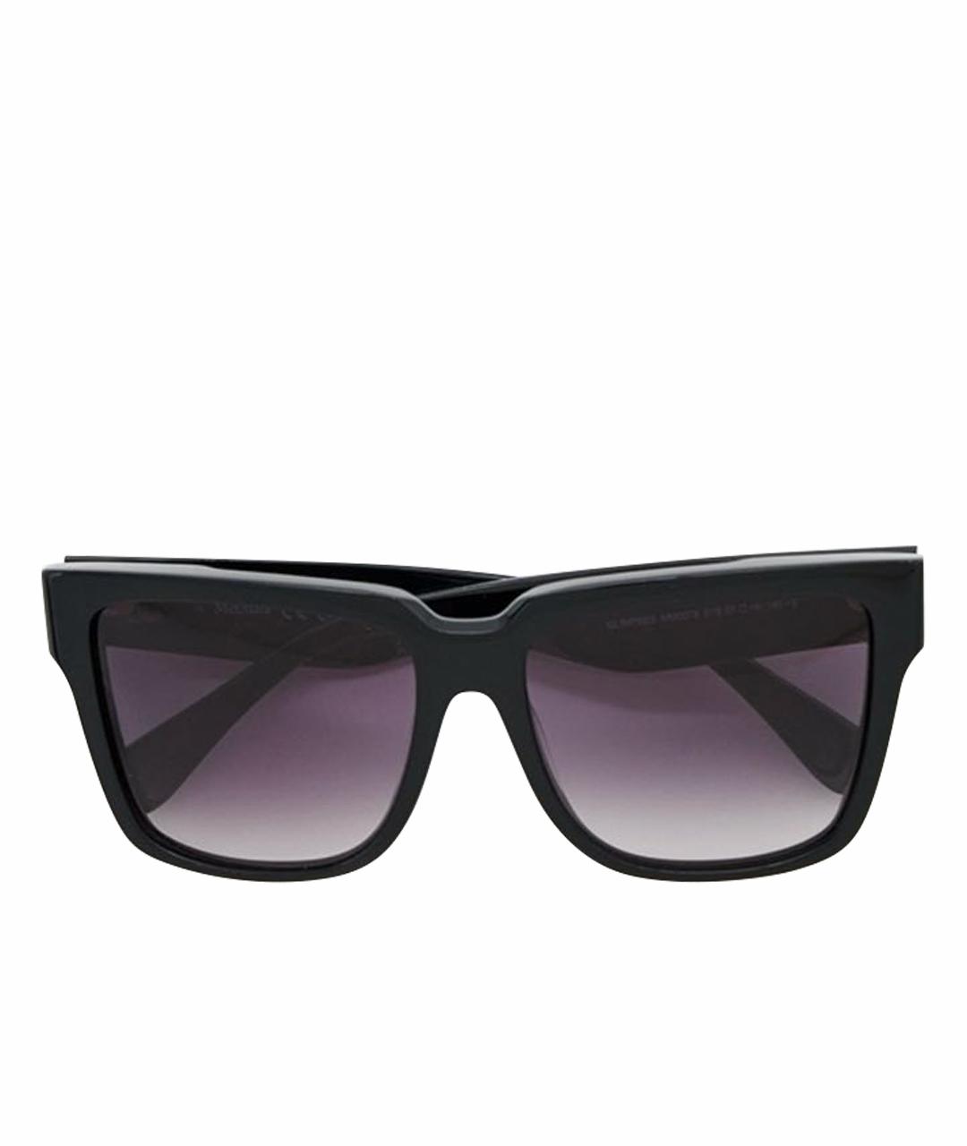 MAX MARA Черные пластиковые солнцезащитные очки, фото 1