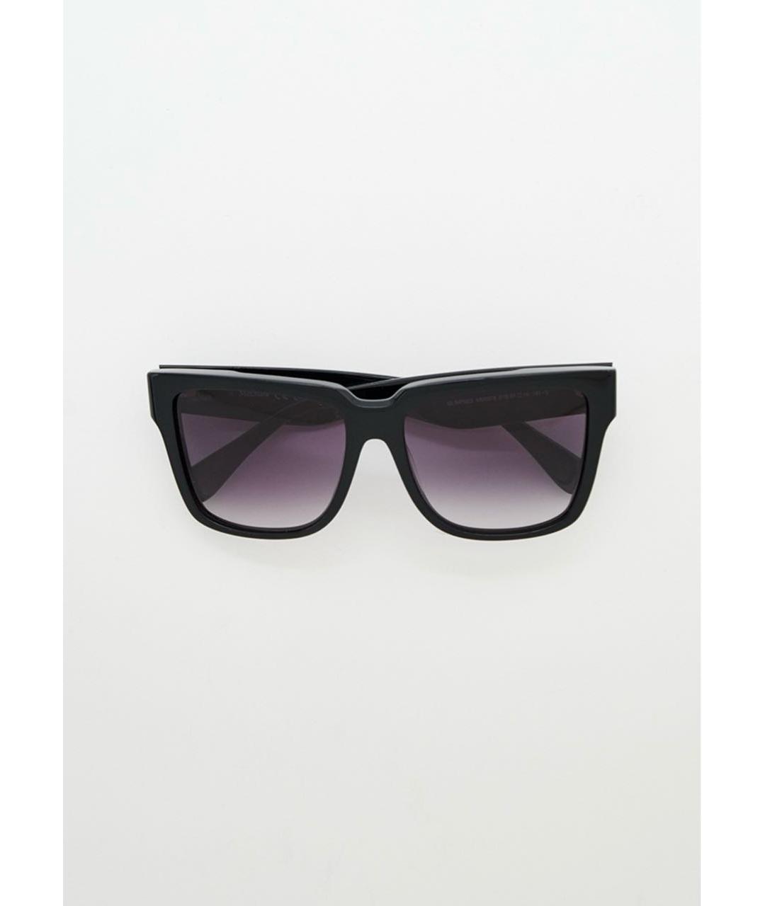 MAX MARA Черные пластиковые солнцезащитные очки, фото 5