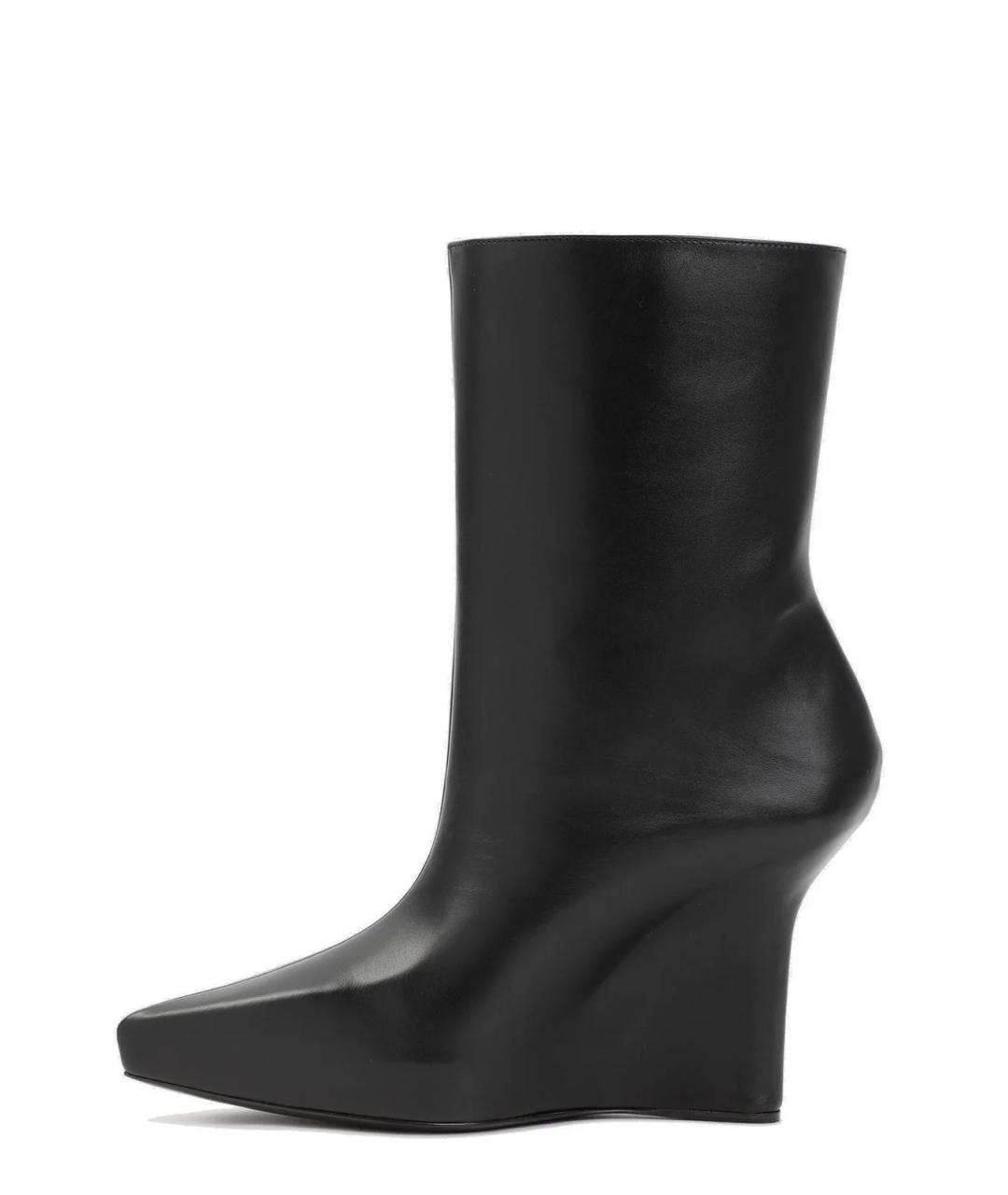 GIVENCHY Черные кожаные ботильоны, фото 4