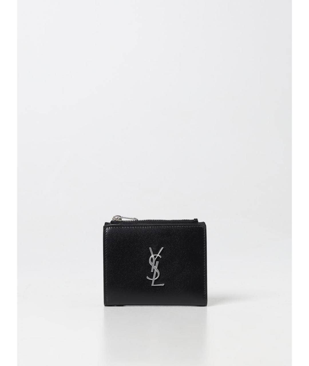 SAINT LAURENT Черный кошелек, фото 5