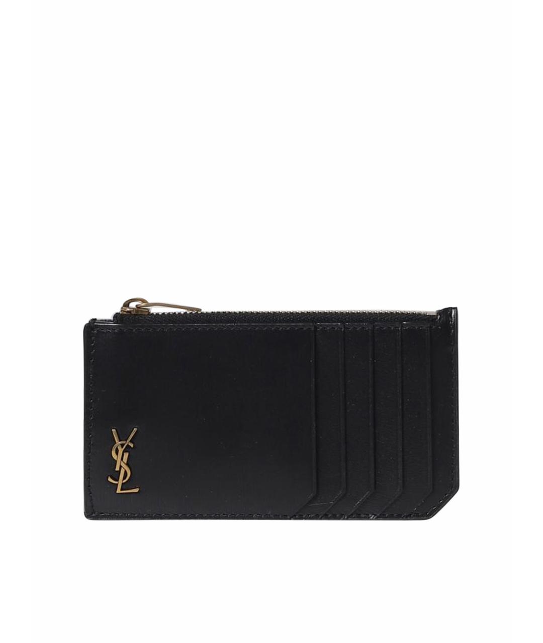 SAINT LAURENT Черный кошелек, фото 1