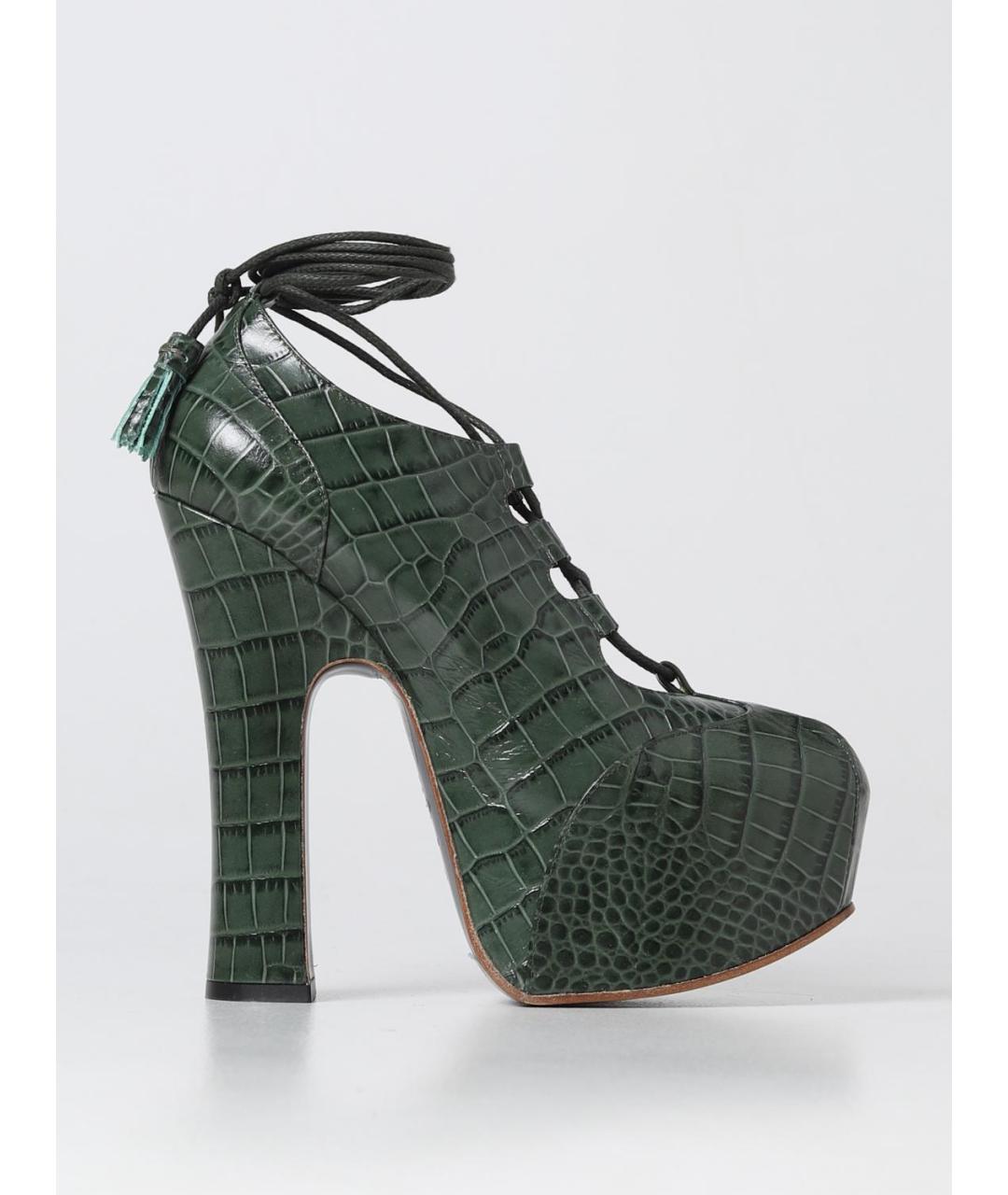 VIVIENNE WESTWOOD Зеленые туфли, фото 5