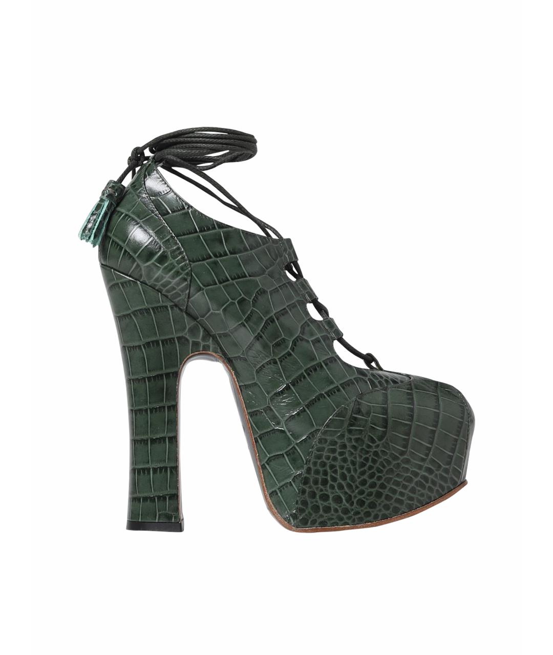 VIVIENNE WESTWOOD Зеленые туфли, фото 1