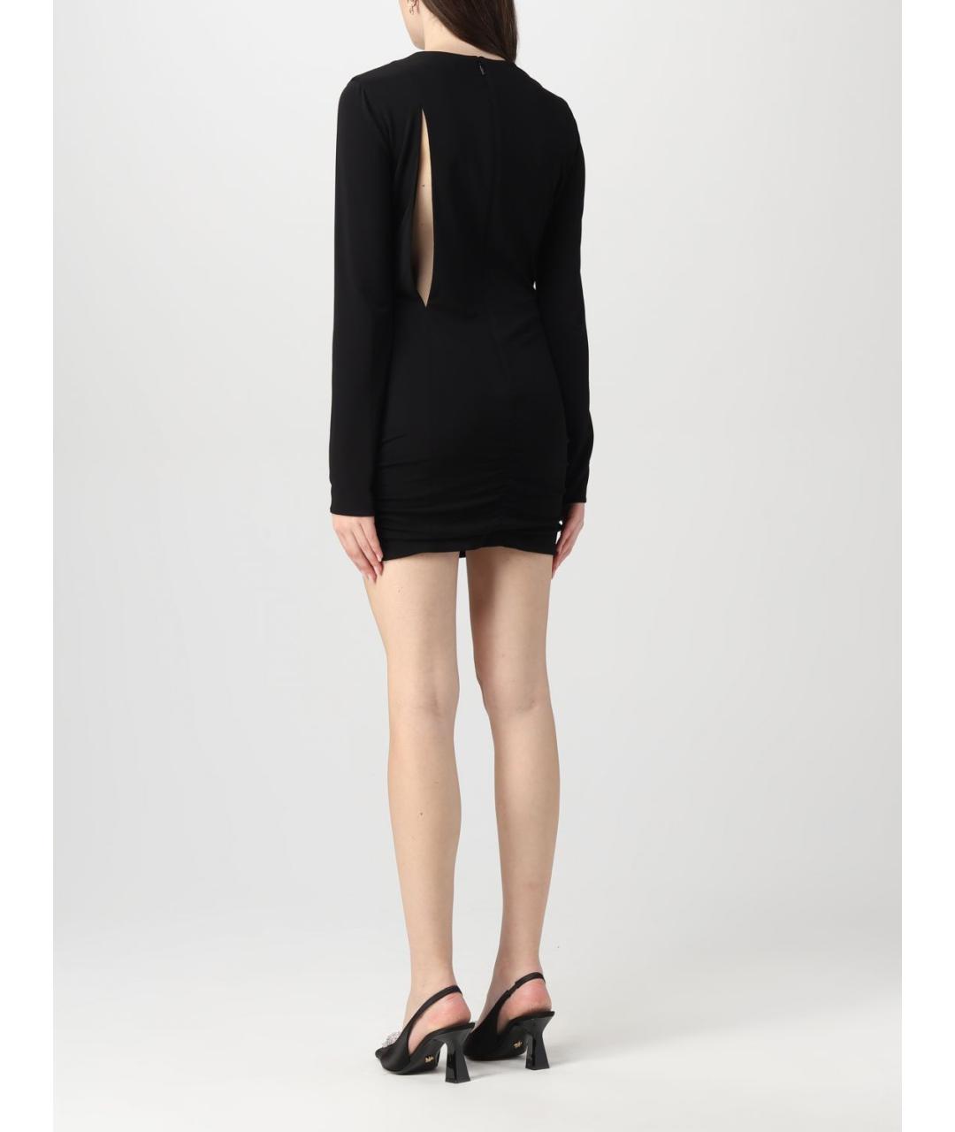 VERSACE Черное вискозное платье, фото 3