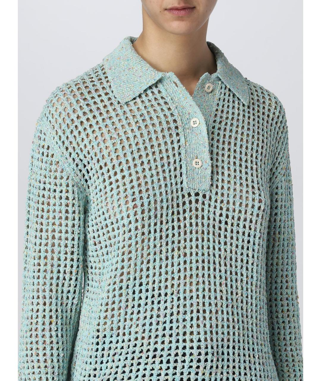 ACNE STUDIOS Бирюзовый джемпер / свитер, фото 6
