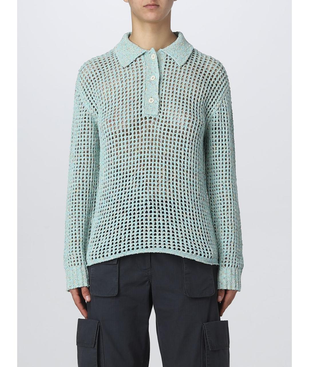 ACNE STUDIOS Бирюзовый джемпер / свитер, фото 2