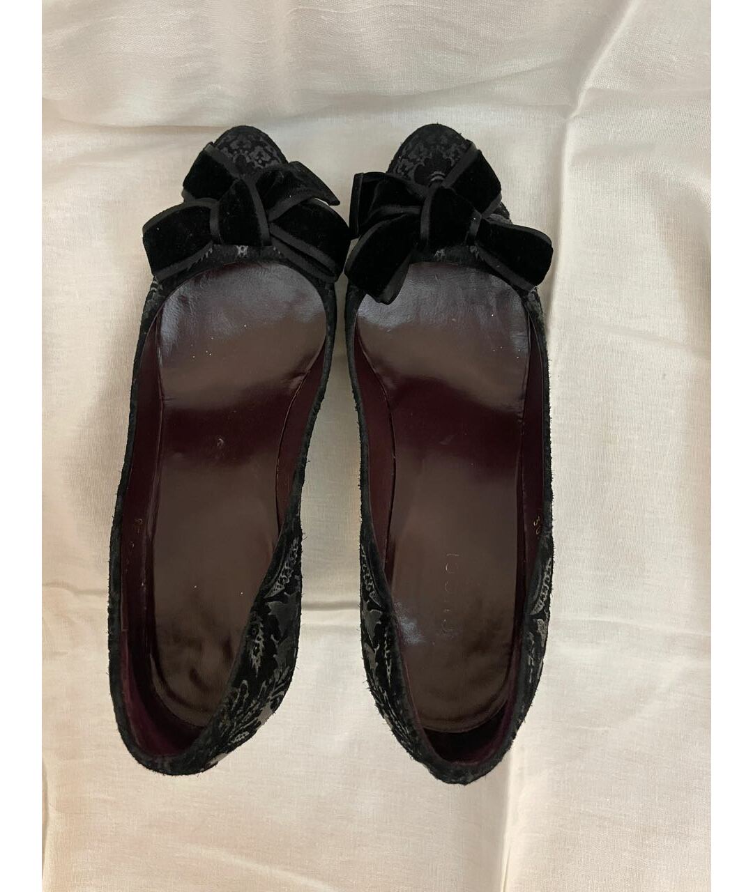 GUCCI Черные замшевые туфли, фото 3