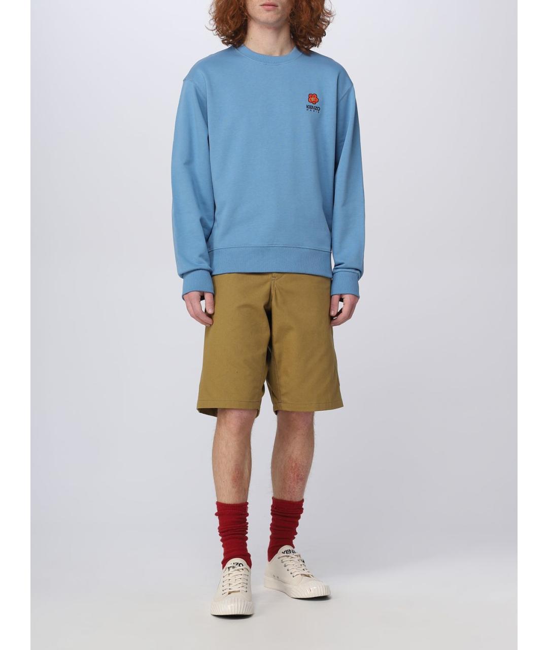 KENZO Хаки шорты, фото 3