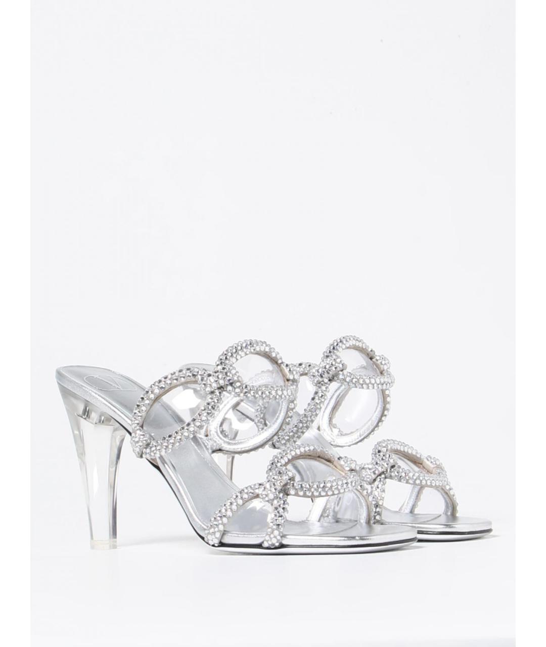 VALENTINO Серебряные мюли, фото 2