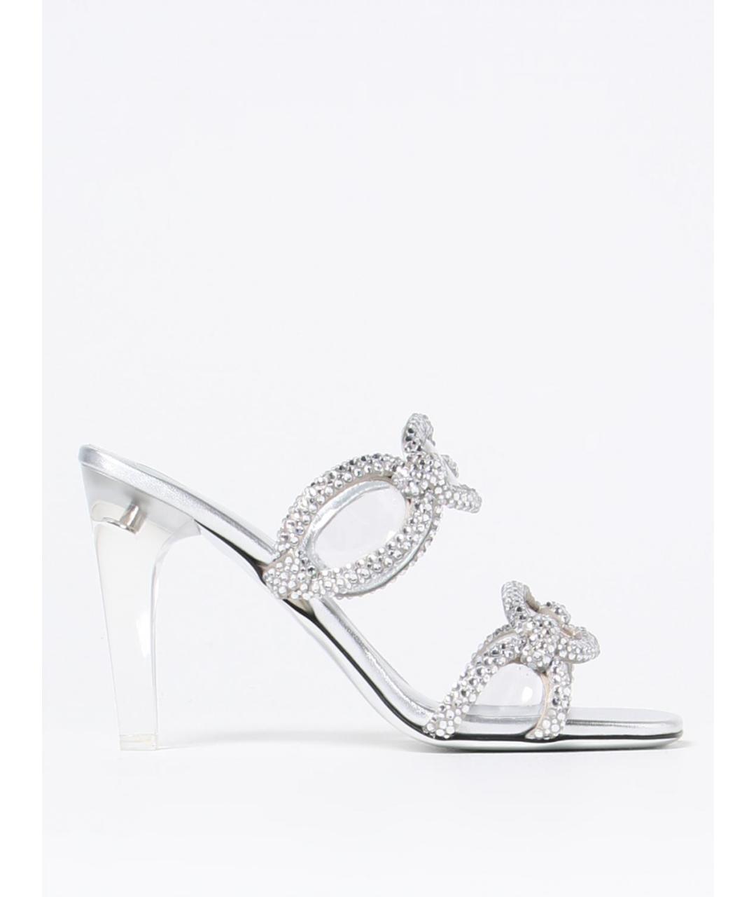 VALENTINO Серебряные мюли, фото 5