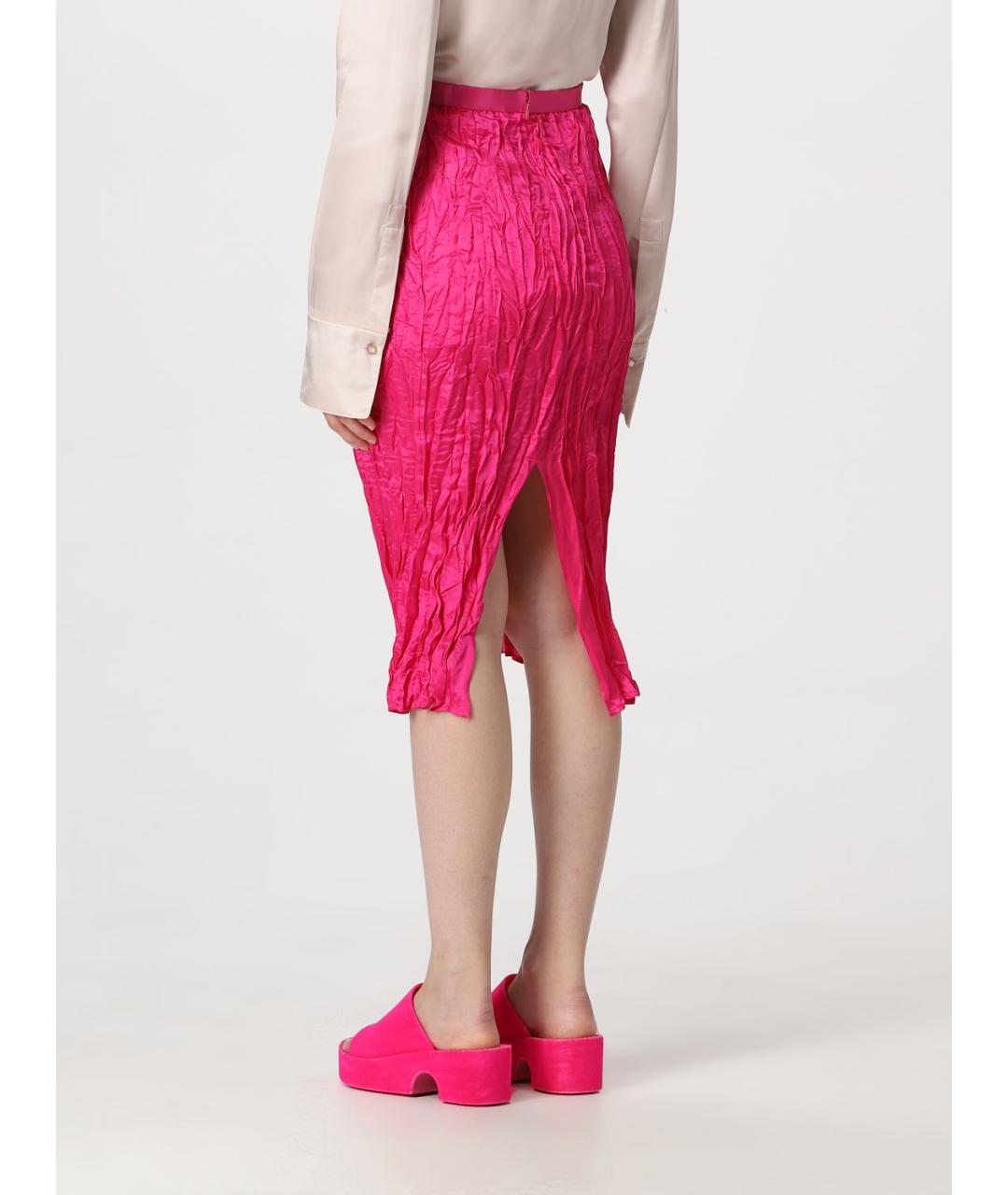 ACNE STUDIOS Фуксия юбка миди, фото 4