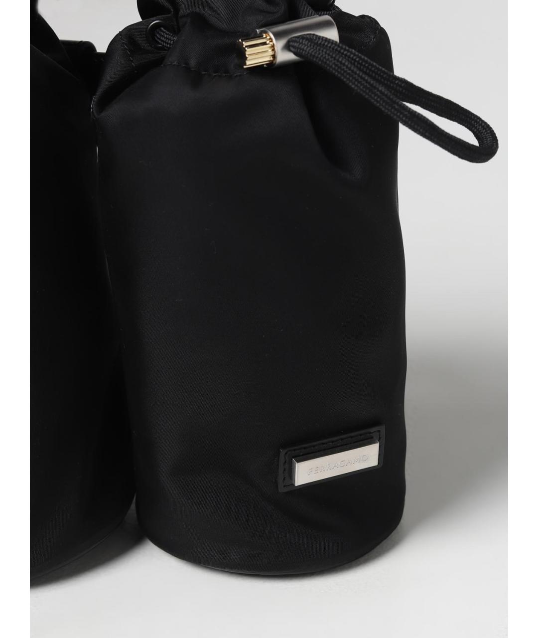 FERRAGAMO Черная поясная сумка, фото 3