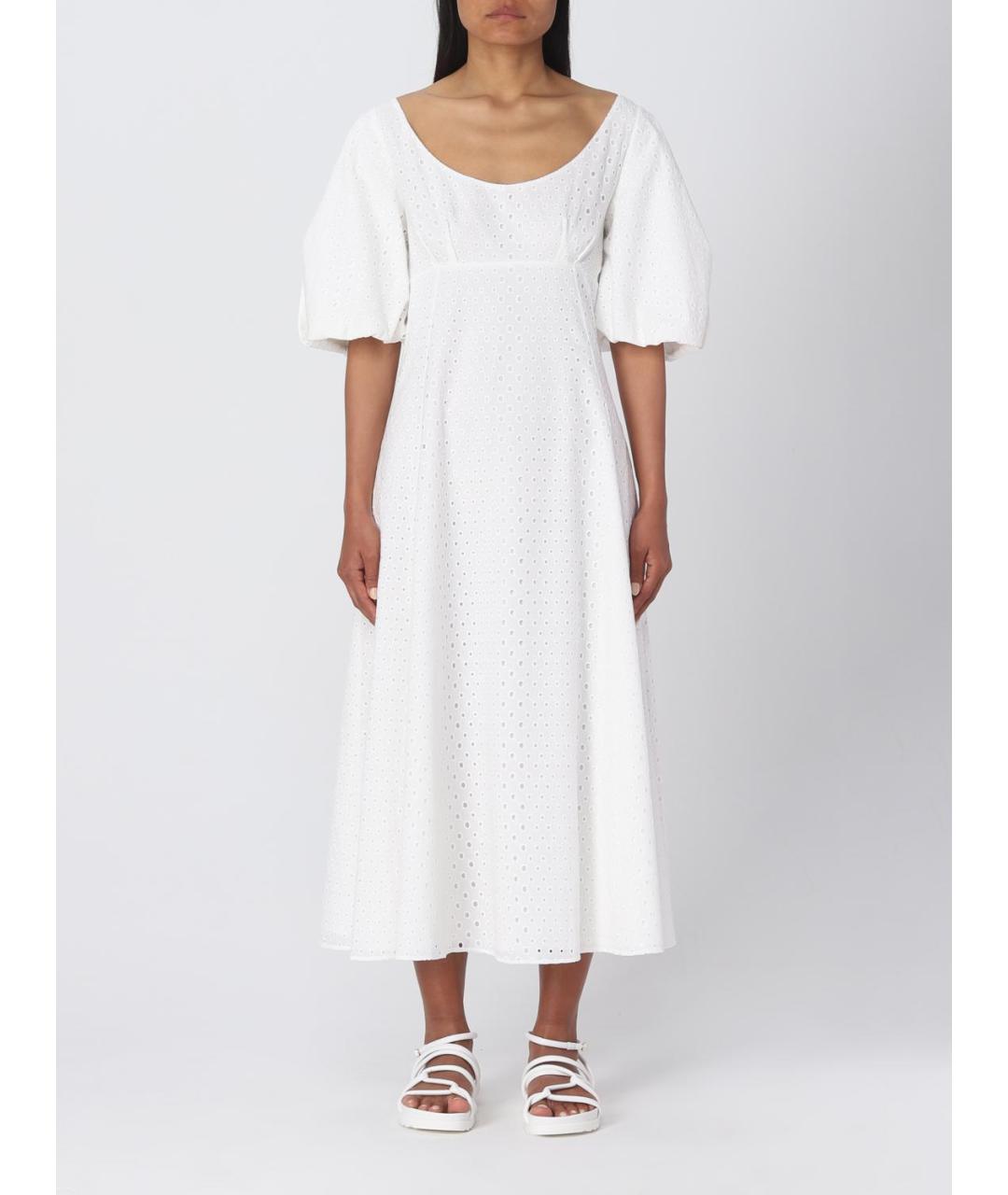 KENZO Белое хлопковое повседневное платье, фото 2