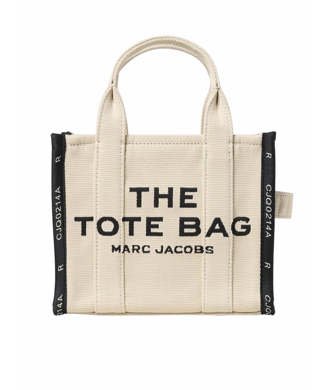 MARC JACOBS Бежевая тканевая сумка тоут, фото 1