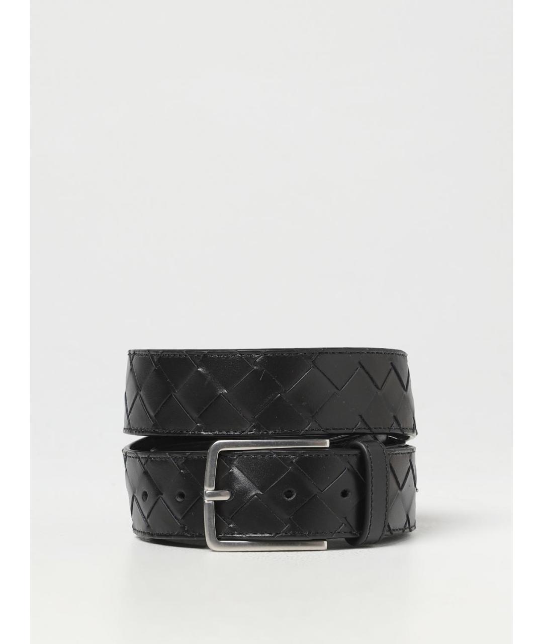 BOTTEGA VENETA Черный ремень, фото 3