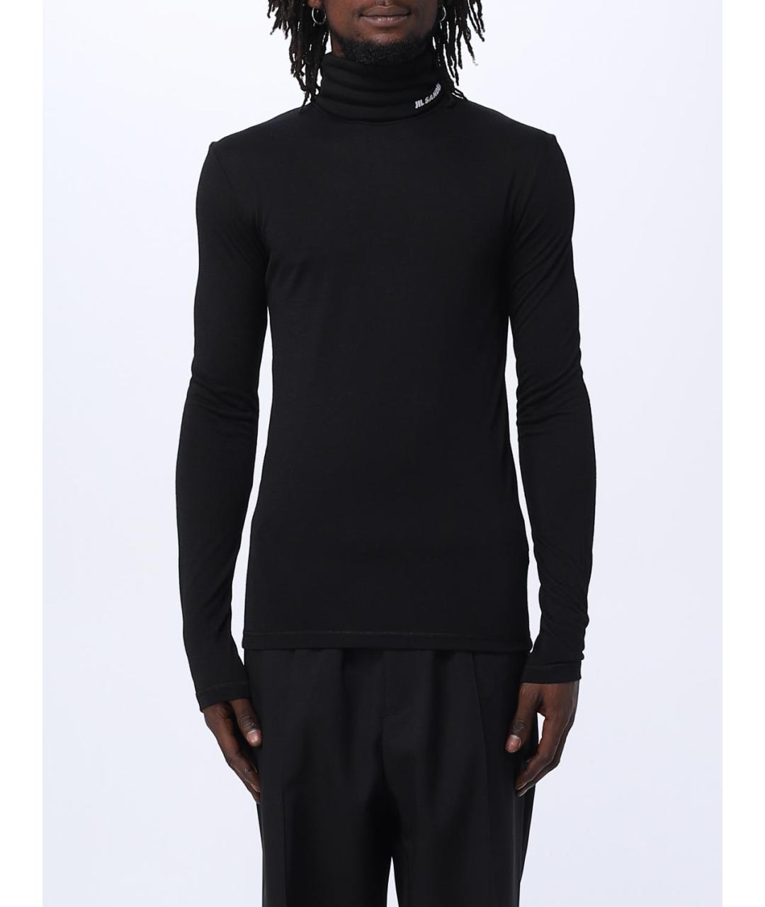 JIL SANDER Черный джемпер / свитер, фото 1
