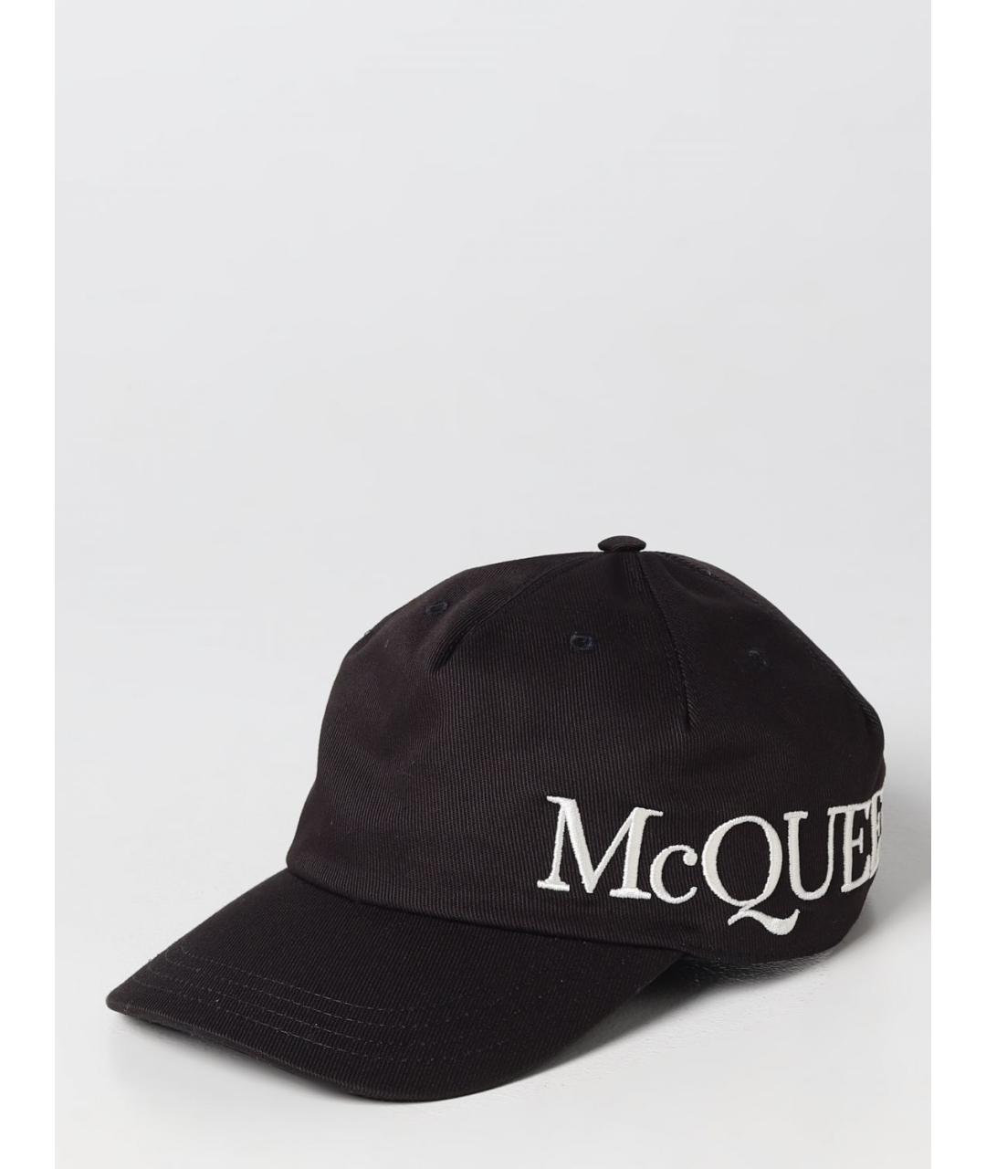 ALEXANDER MCQUEEN Черная хлопковая кепка/бейсболка, фото 4