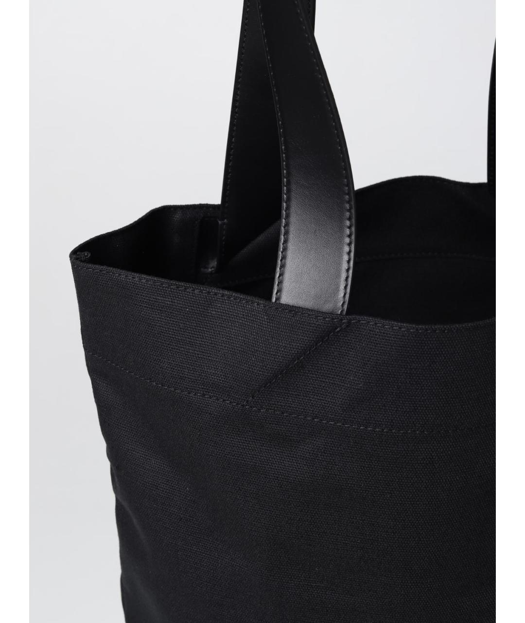 JIL SANDER Черная сумка тоут, фото 3