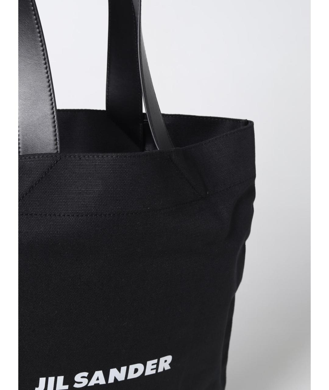 JIL SANDER Черная сумка тоут, фото 4