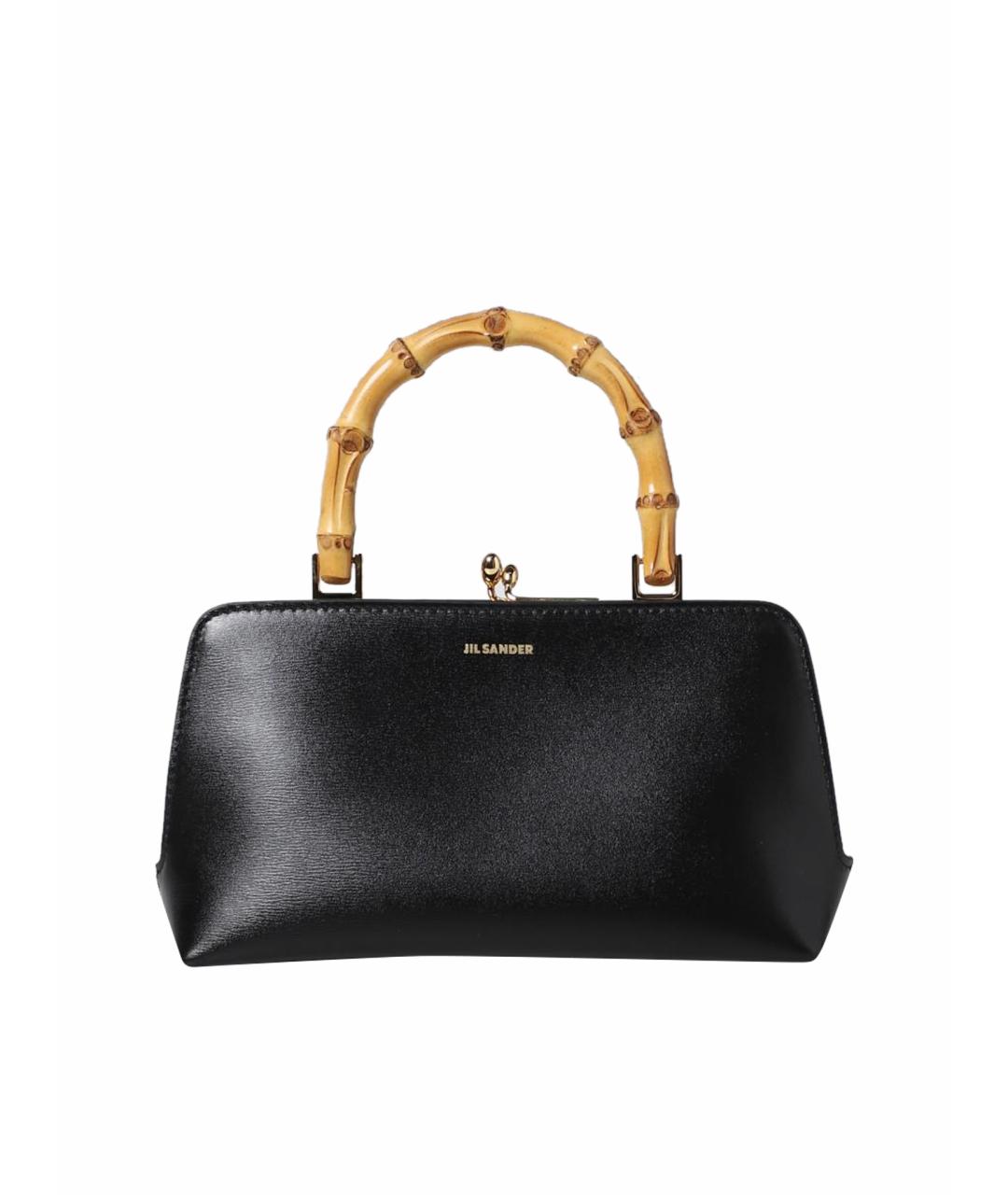 JIL SANDER Черная сумка с короткими ручками, фото 1