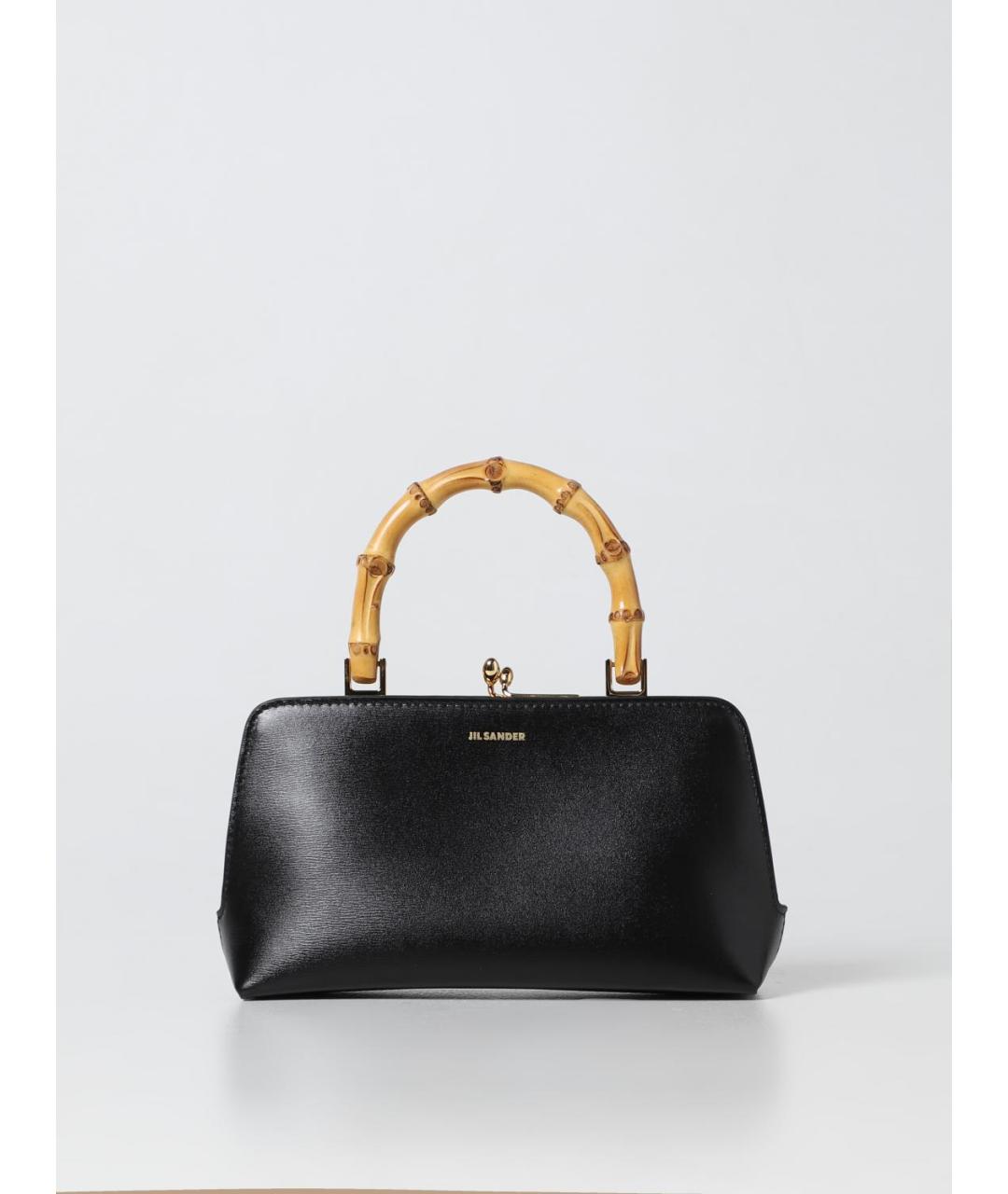 JIL SANDER Черная сумка с короткими ручками, фото 5
