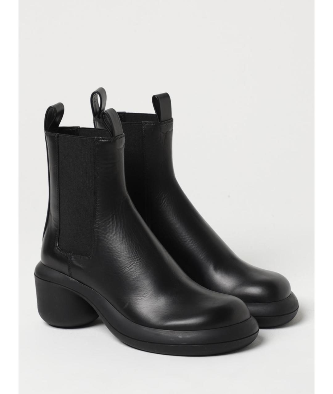 JIL SANDER Черные ботинки, фото 2