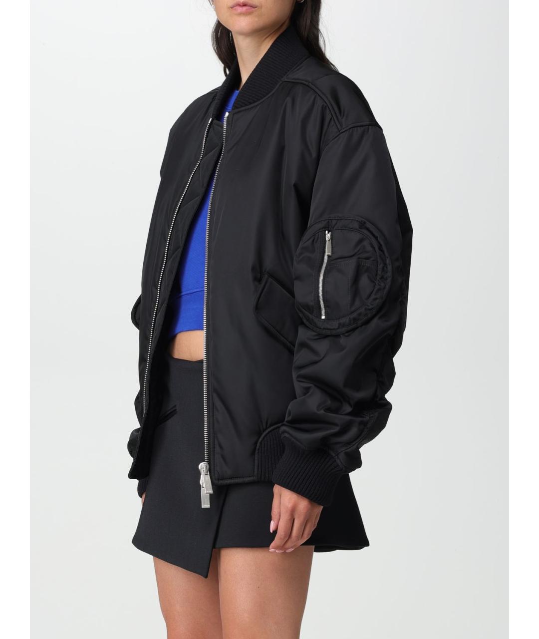 OFF-WHITE Черная синтетическая куртка, фото 5