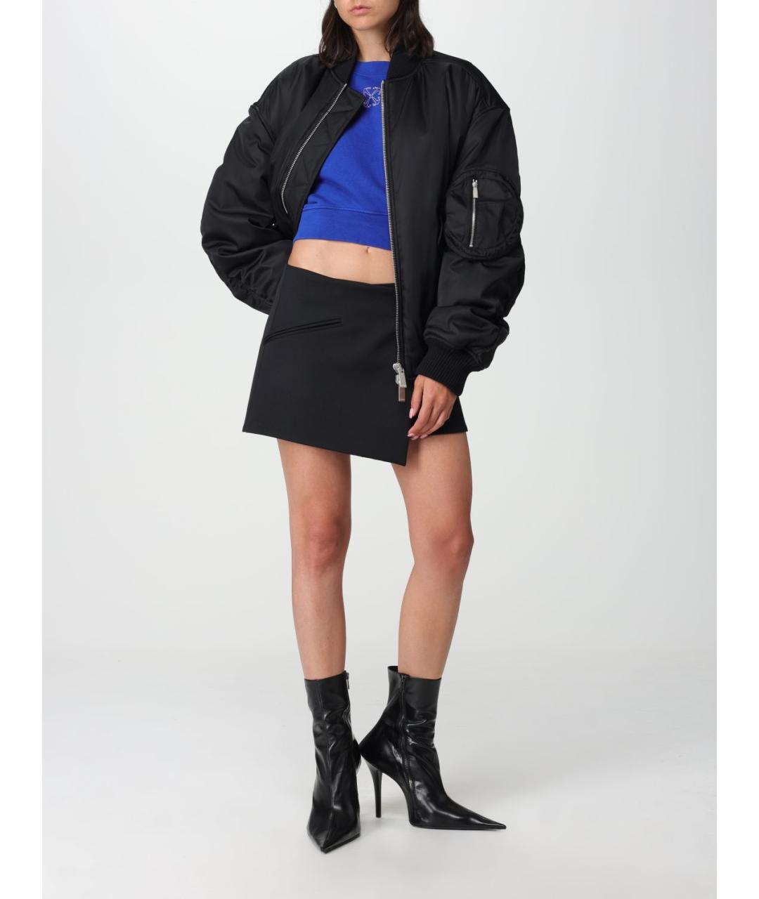 OFF-WHITE Черная синтетическая куртка, фото 3