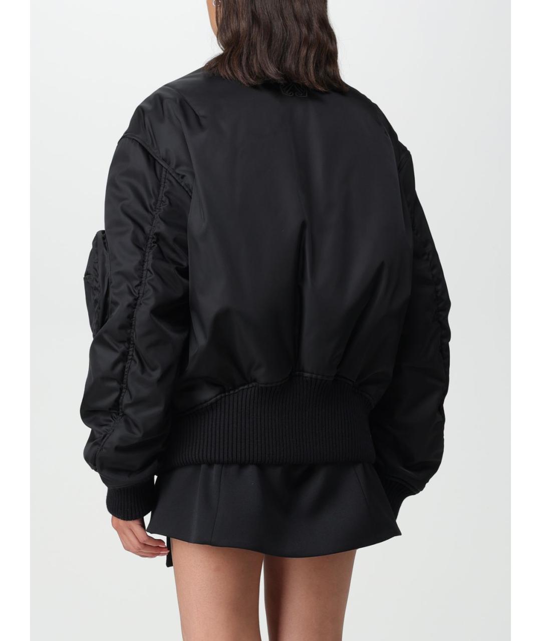 OFF-WHITE Черная синтетическая куртка, фото 4