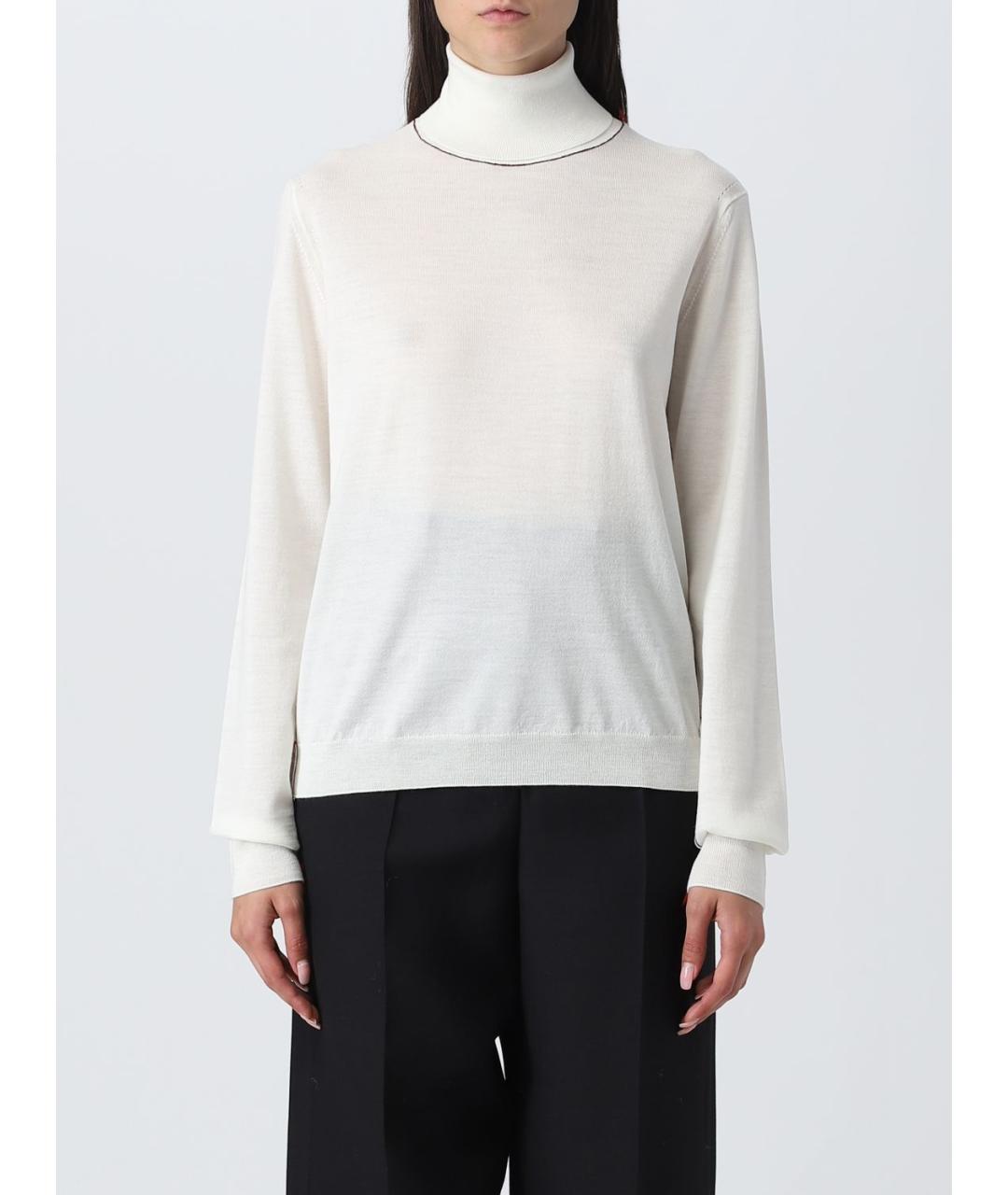 MAISON MARGIELA Белая водолазка, фото 2