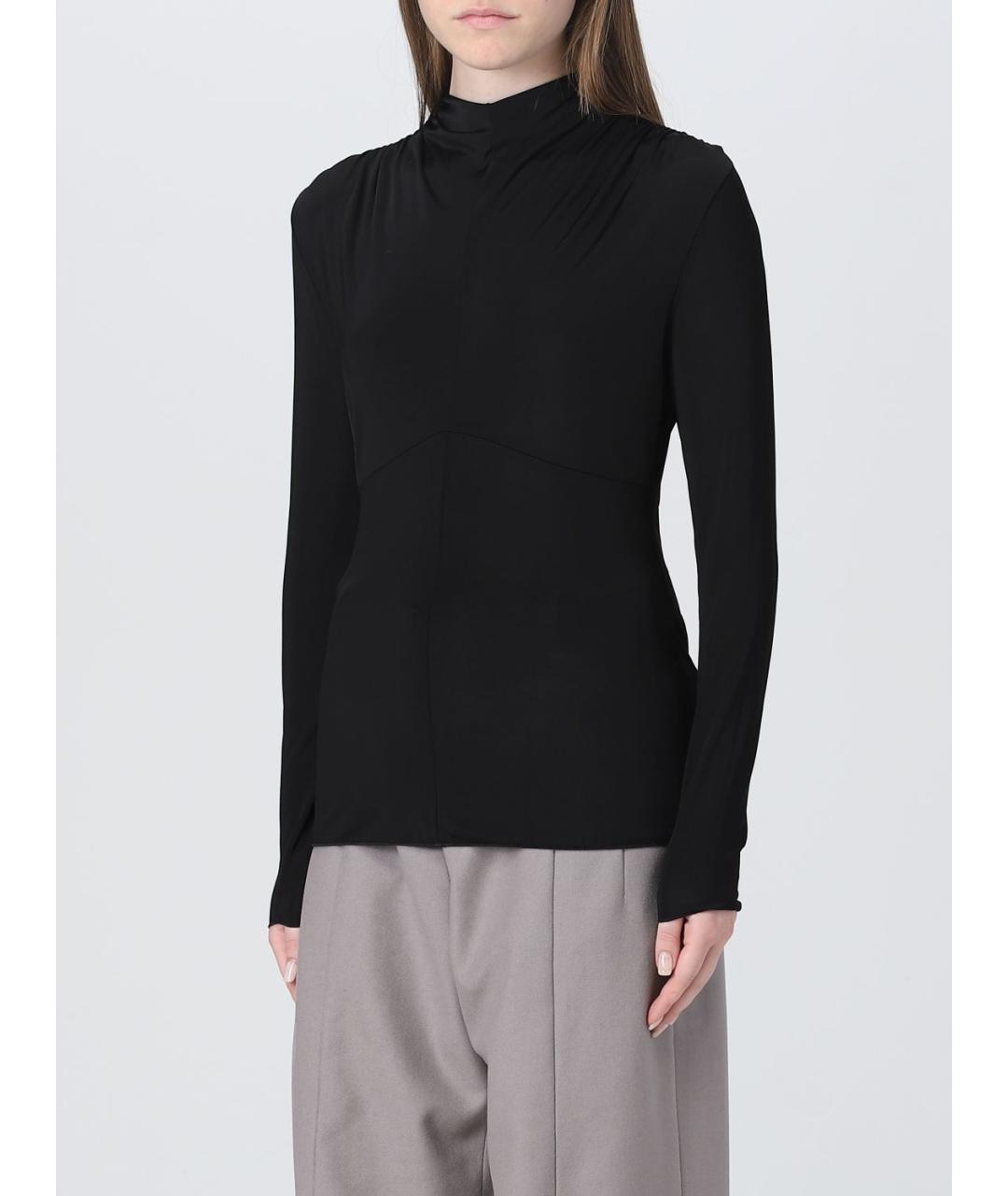JIL SANDER Черная водолазка, фото 4