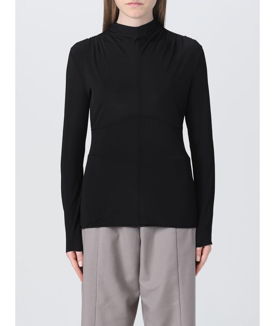 JIL SANDER Черная водолазка, фото 6