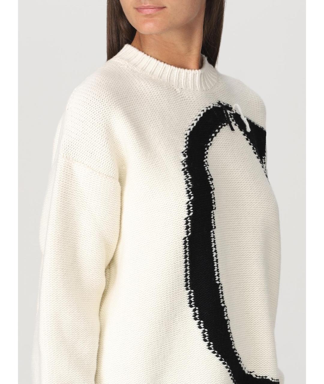 OFF-WHITE Бежевый джемпер / свитер, фото 6