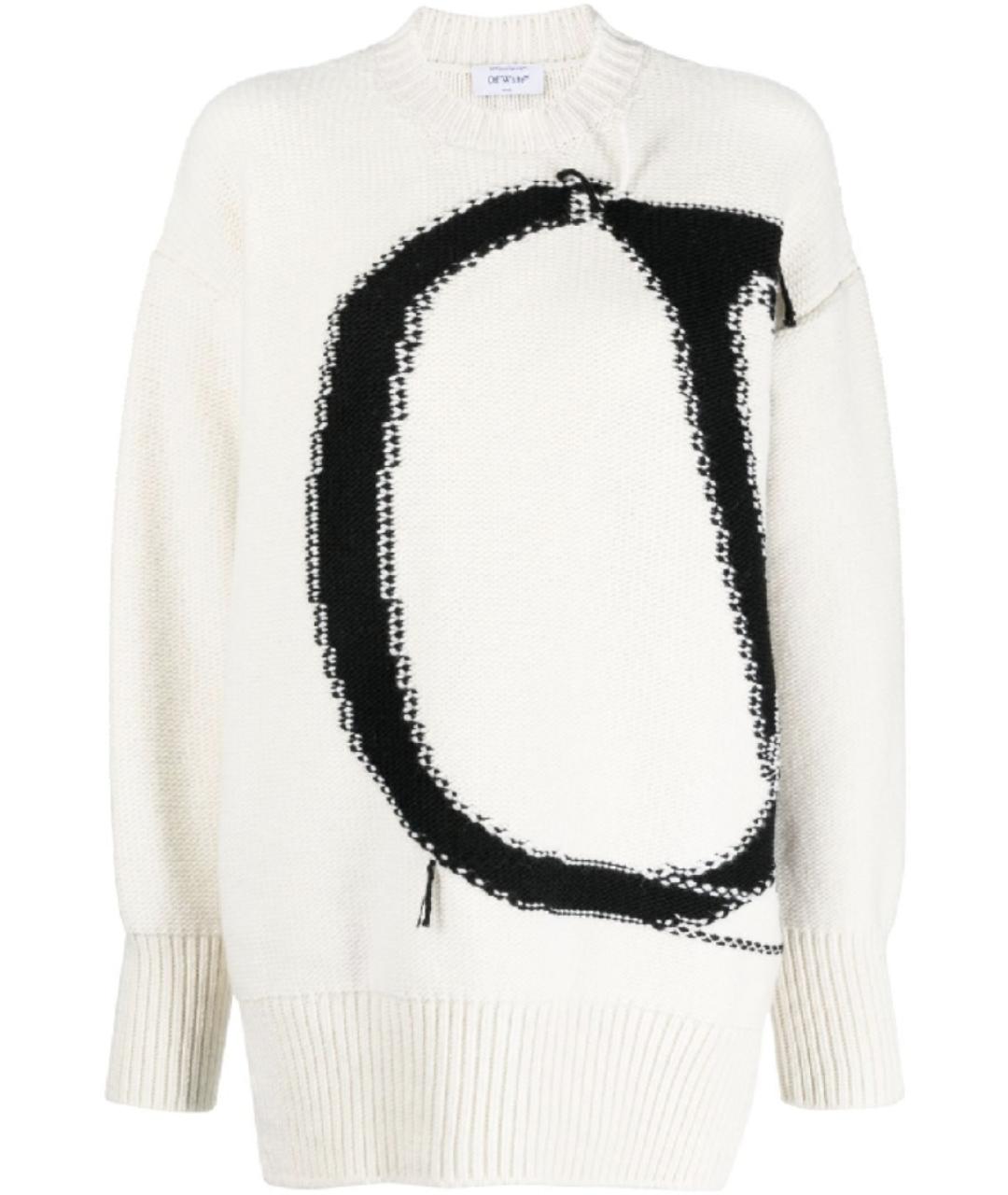OFF-WHITE Бежевый джемпер / свитер, фото 1