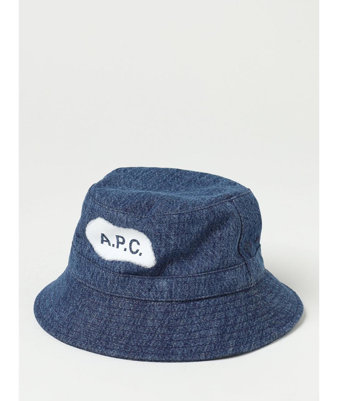 A.P.C. Синяя хлопковая панама, фото 3