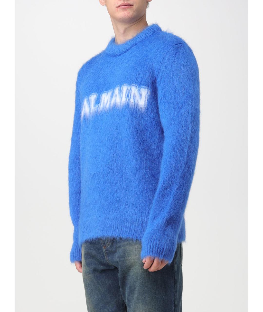 BALMAIN Синий джемпер / свитер, фото 5