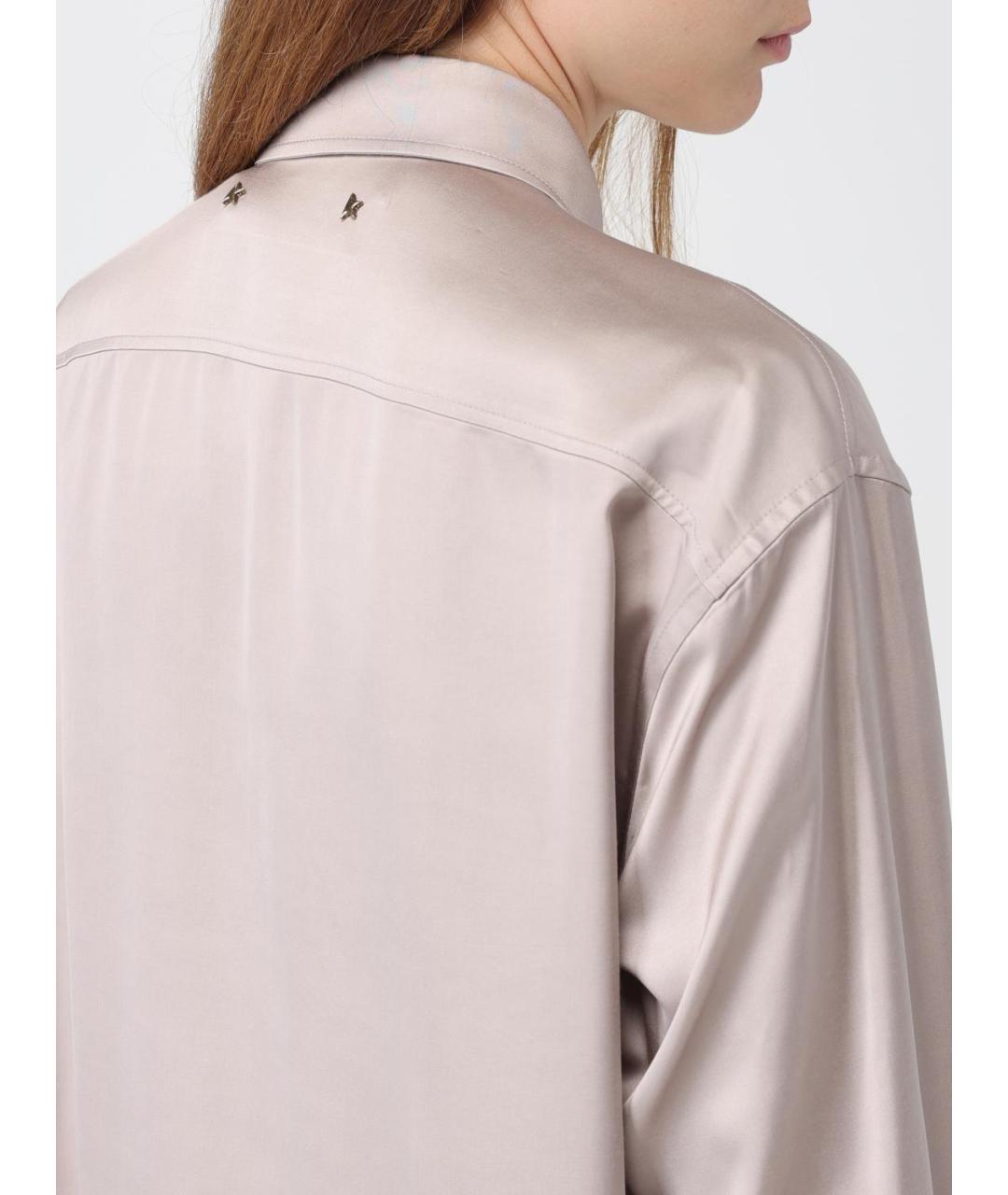 GOLDEN GOOSE DELUXE BRAND Розовая рубашка, фото 6