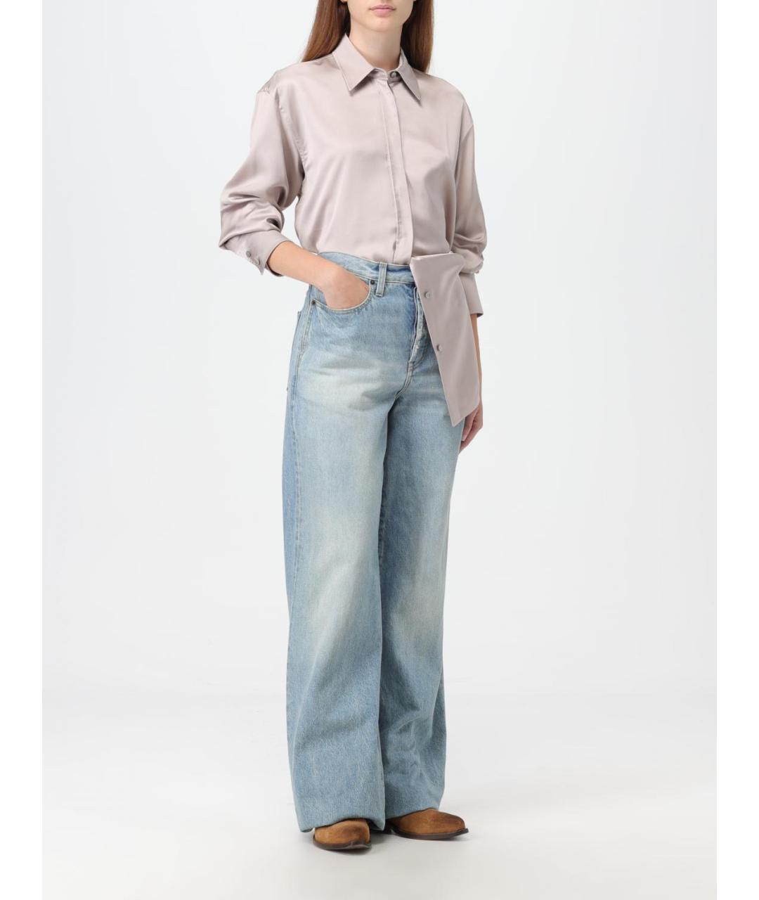 GOLDEN GOOSE DELUXE BRAND Розовая рубашка, фото 3