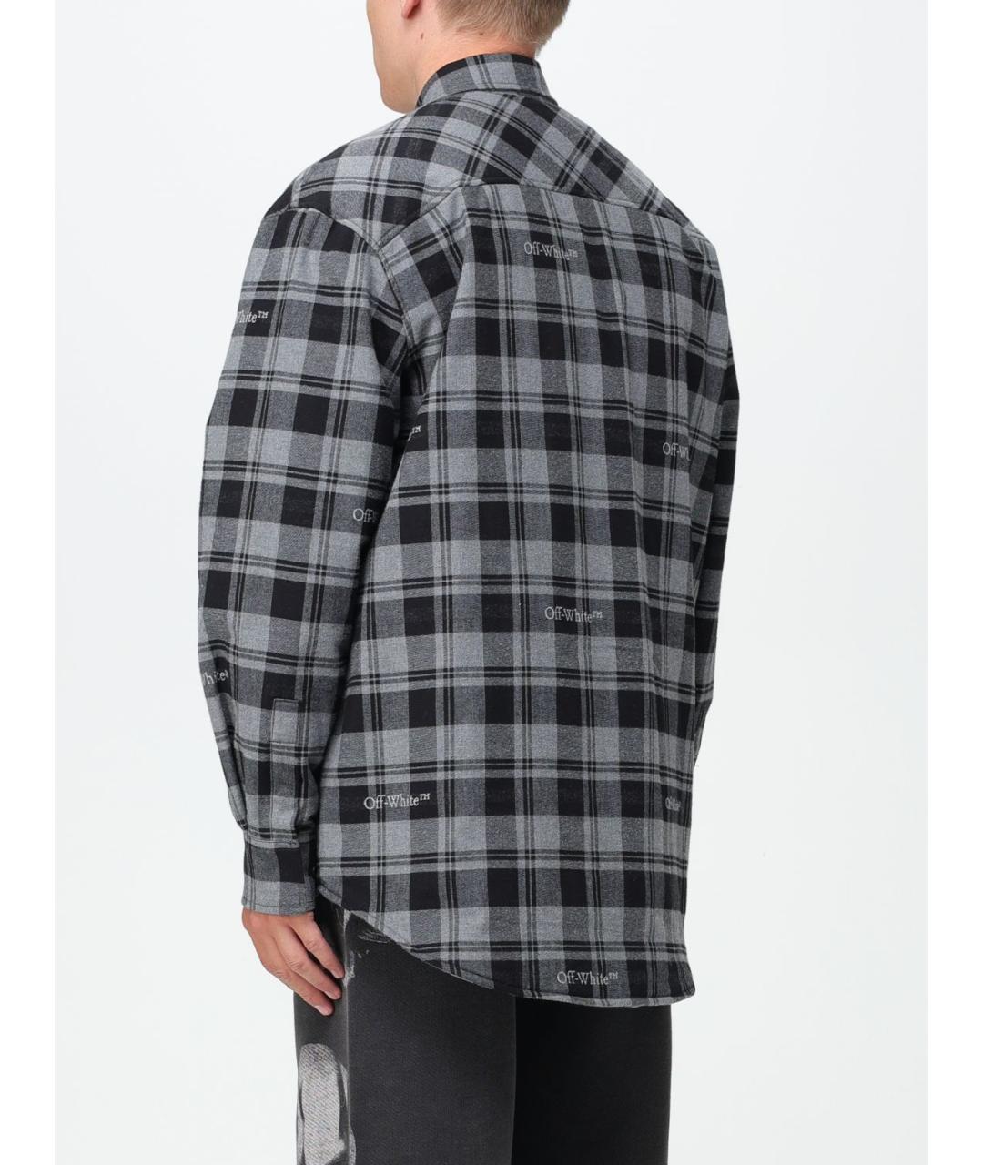 OFF-WHITE Черная кэжуал рубашка, фото 4