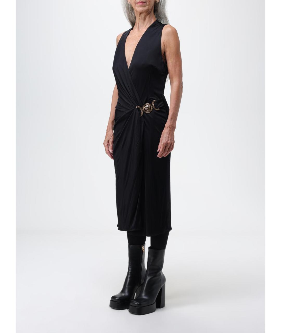 VERSACE Черное платье, фото 4