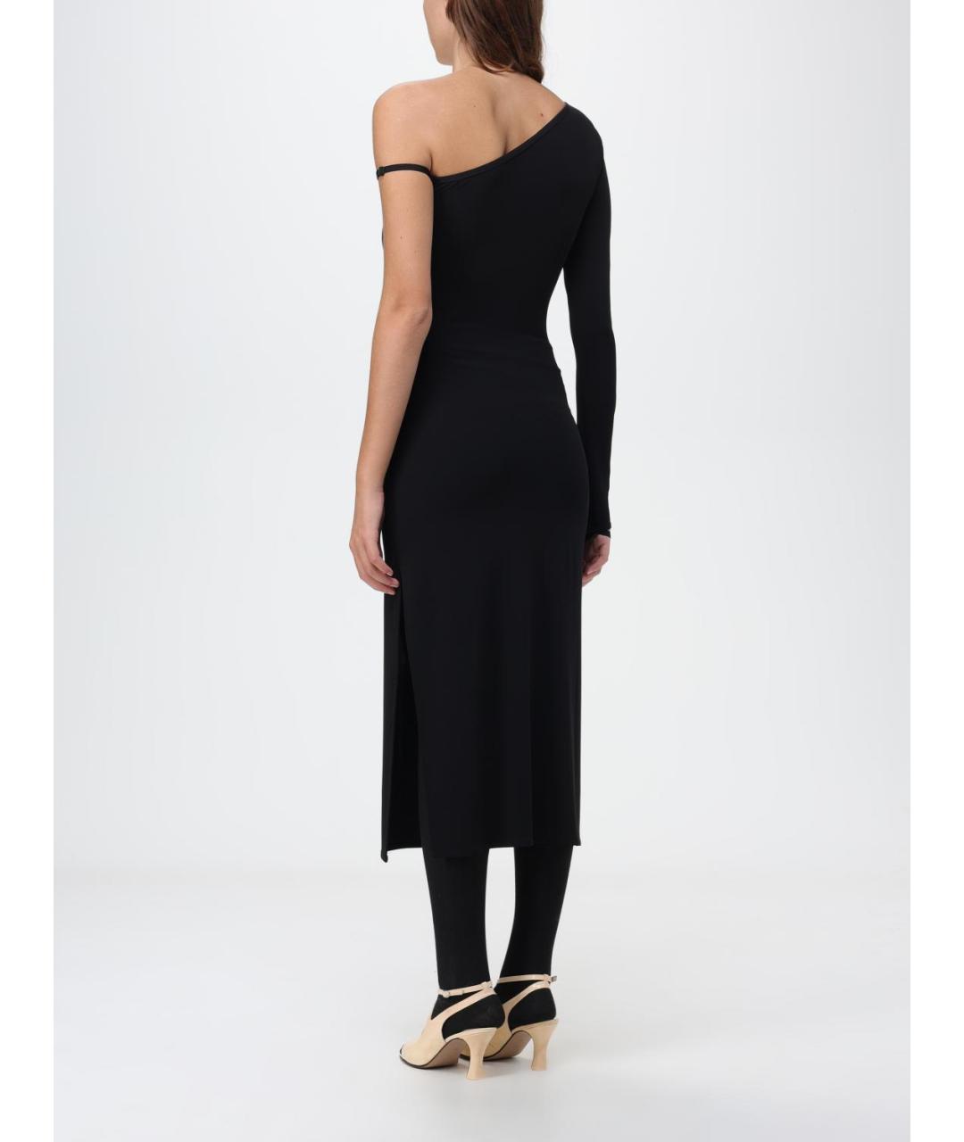 COURREGES Черное вискозное платье, фото 3