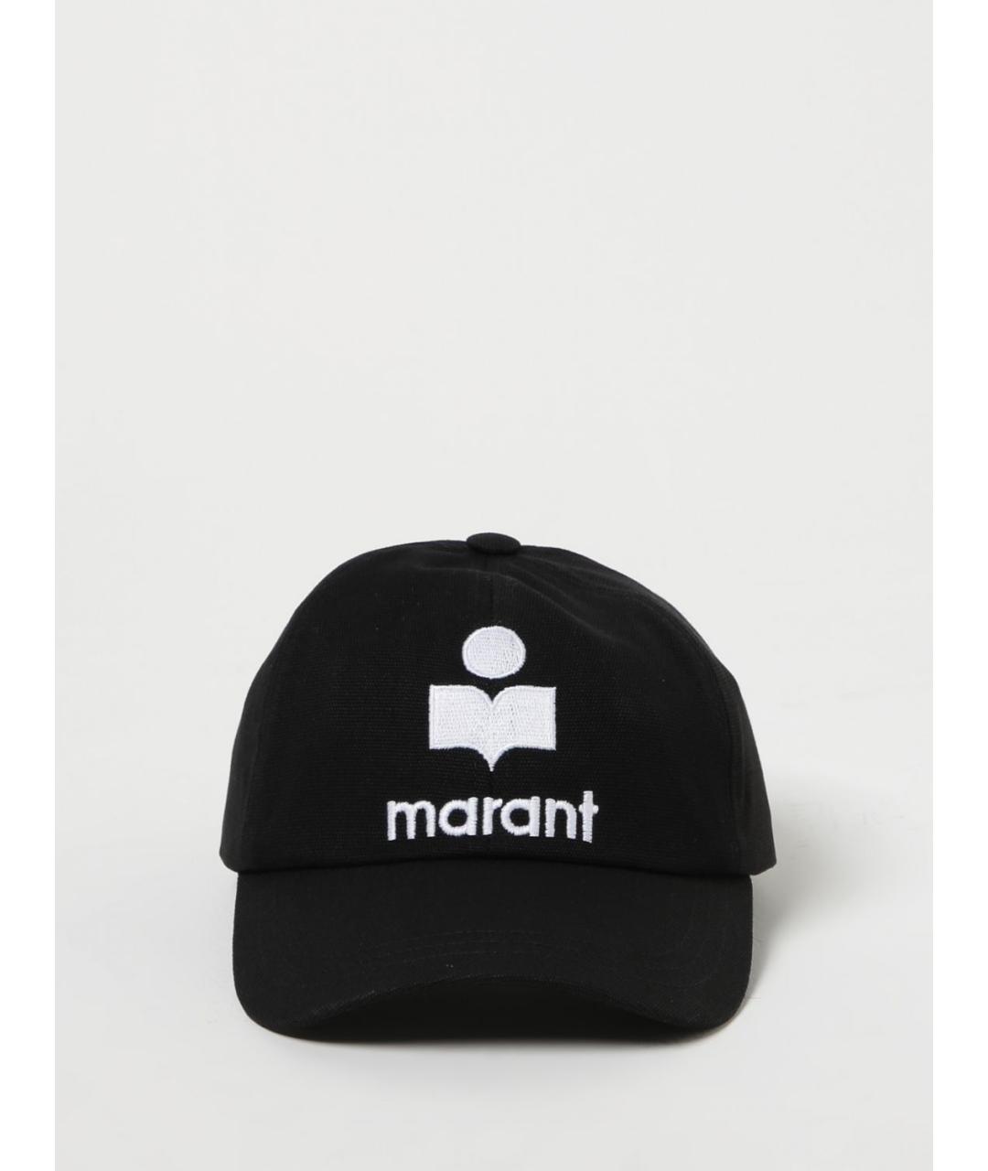 ISABEL MARANT Черная хлопковая кепка, фото 2