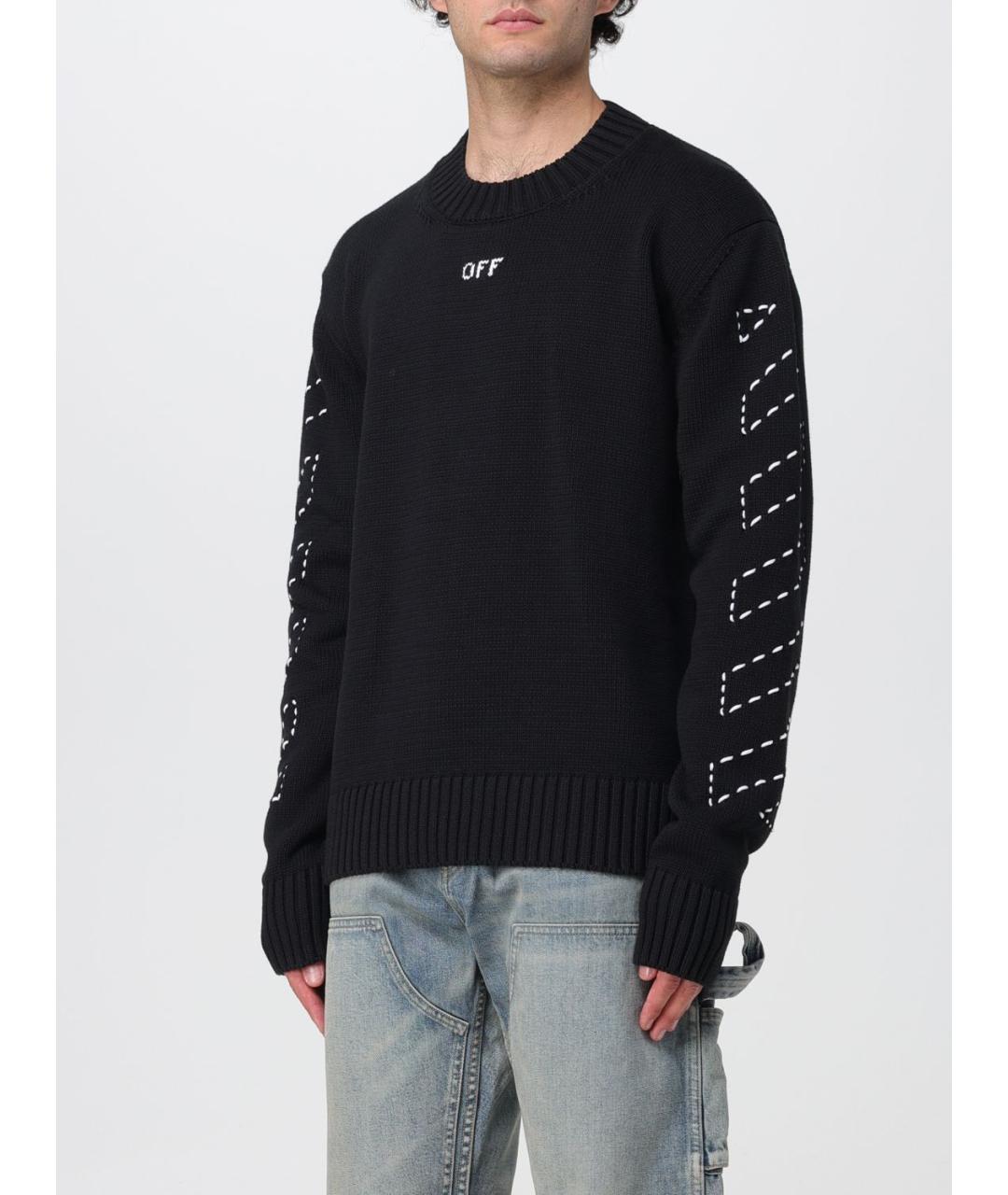 OFF-WHITE Черный джемпер / свитер, фото 5