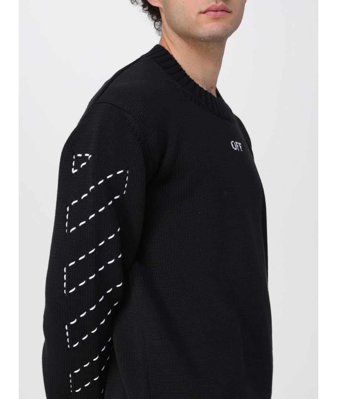 OFF-WHITE Черный джемпер / свитер, фото 6