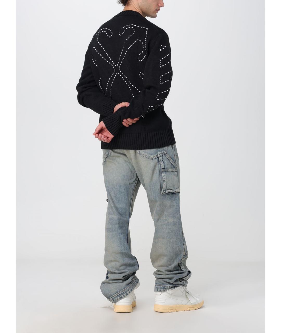 OFF-WHITE Черный джемпер / свитер, фото 3