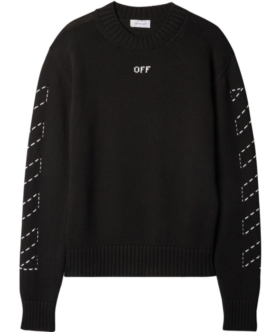 OFF-WHITE Черный джемпер / свитер, фото 1