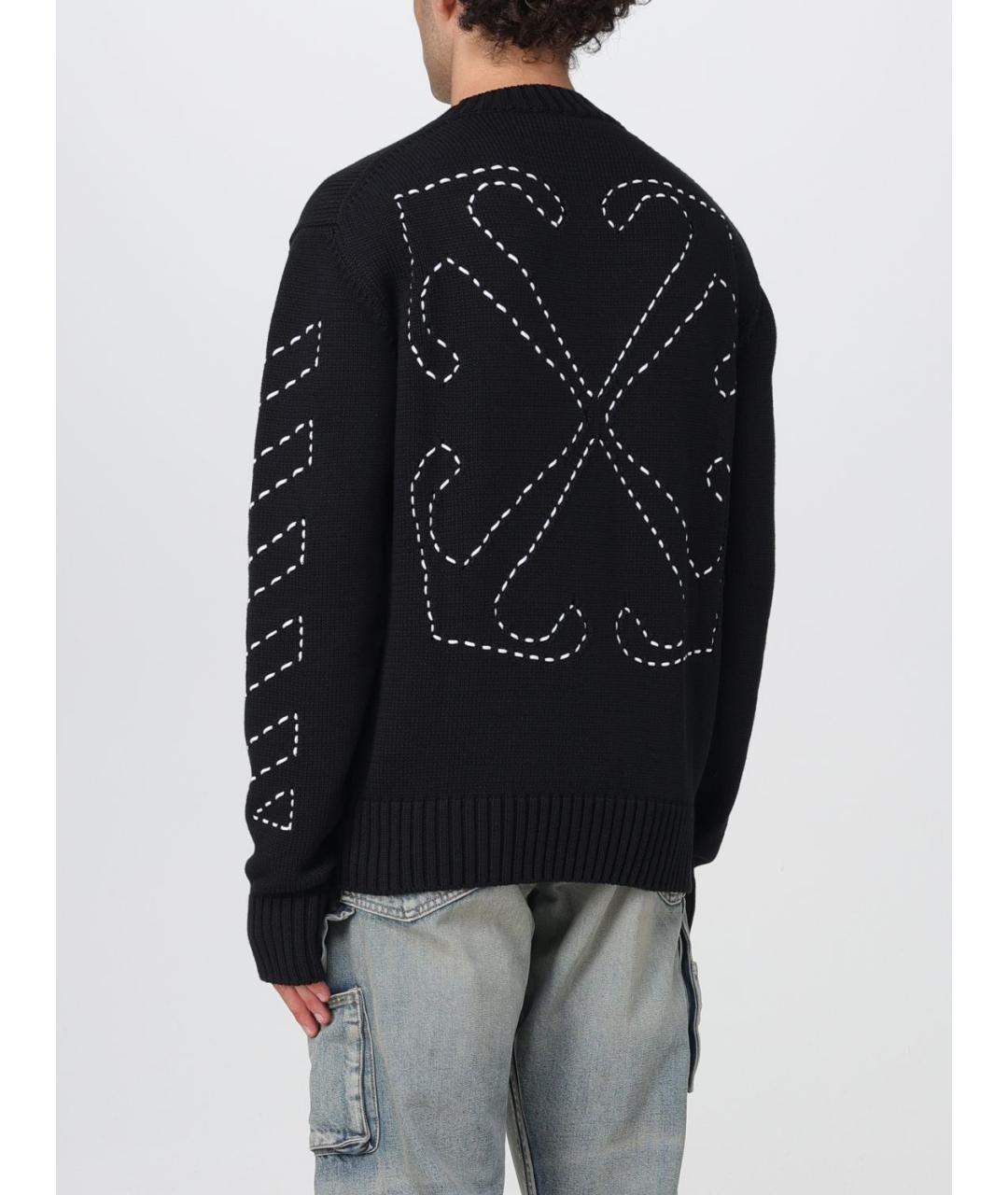 OFF-WHITE Черный джемпер / свитер, фото 4