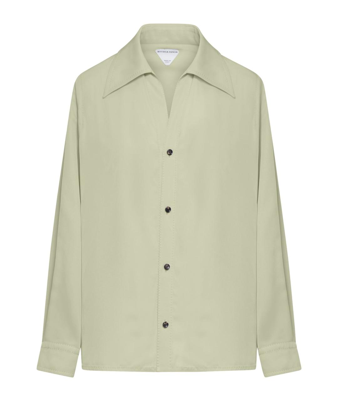 BOTTEGA VENETA Серая хлопковая рубашка, фото 1