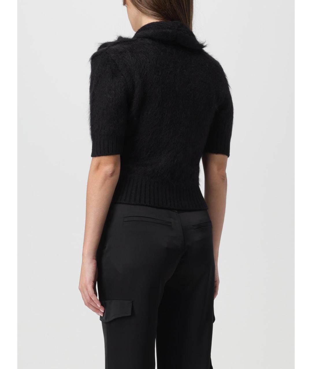 BALMAIN Черный шерстяной джемпер / свитер, фото 3