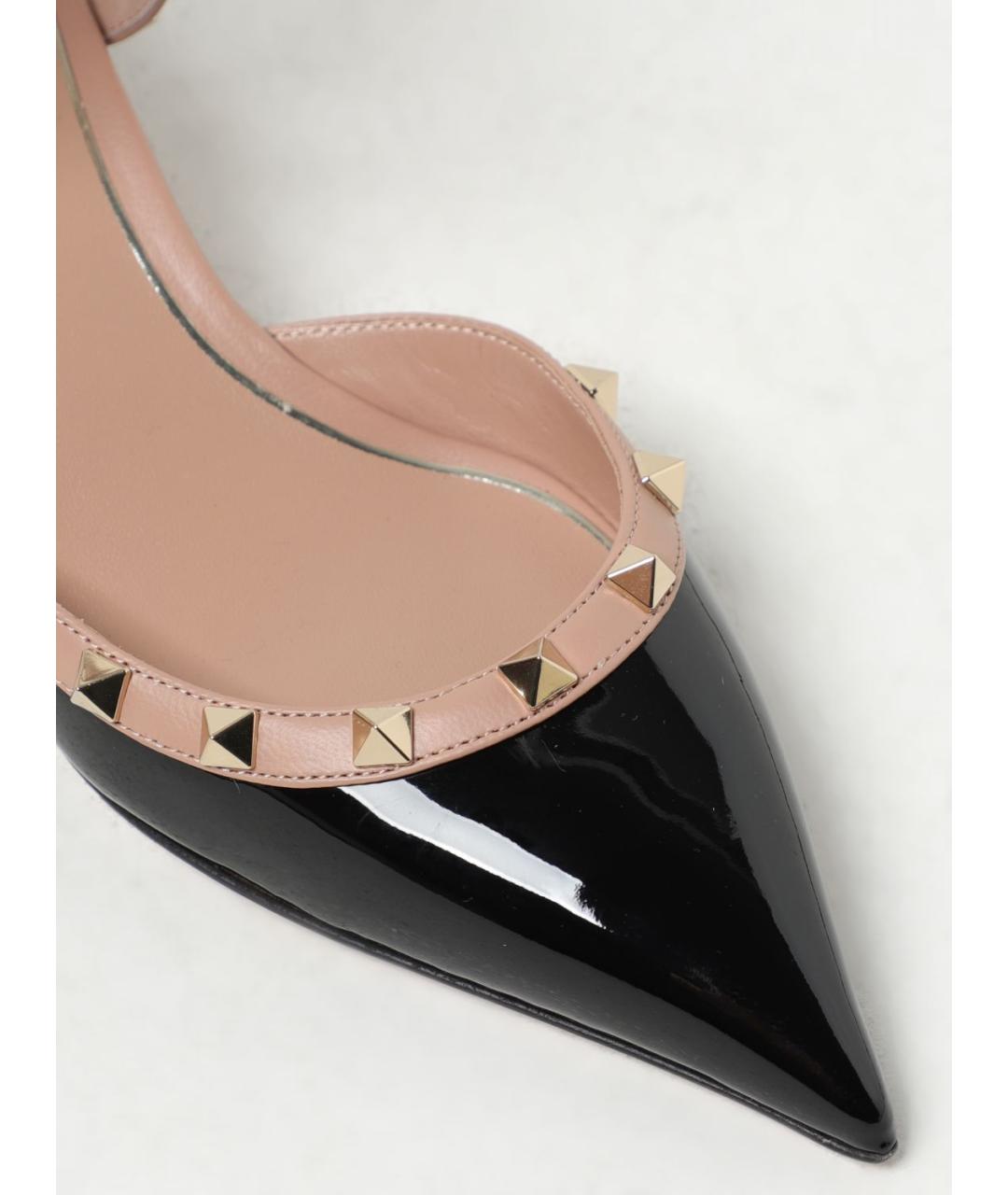 VALENTINO Черные кожаные туфли, фото 4